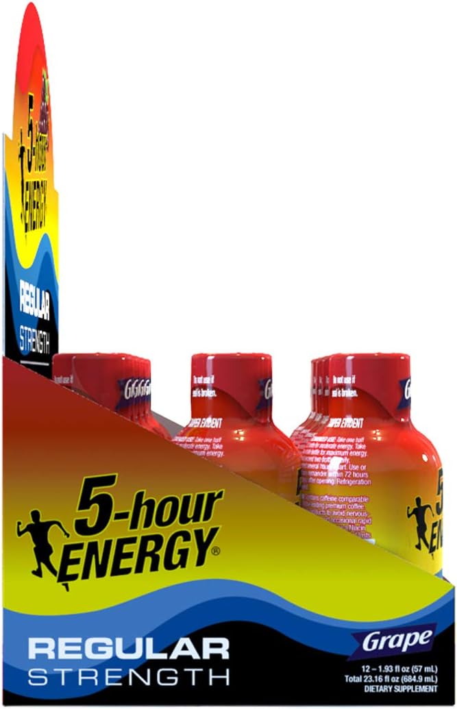 5-hour ENERGY Living Essentials Grape 12/Cs [Health And Beauty] - Image 3